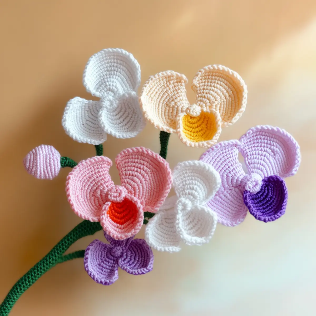 crochet orchid patterns