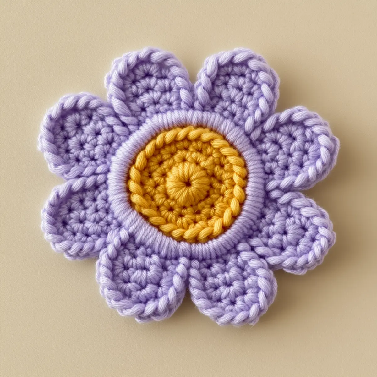 crochet flower pattern