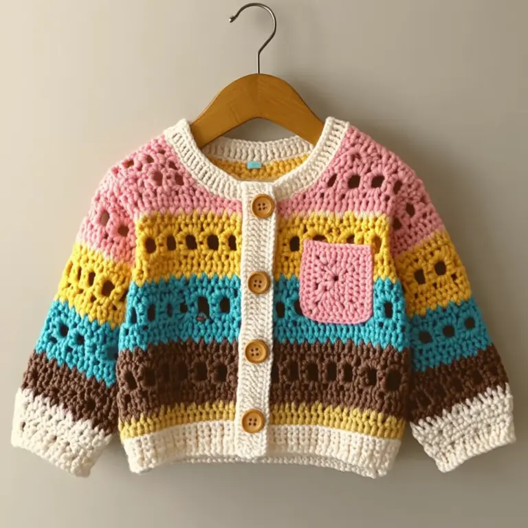 baby crochet cardigan