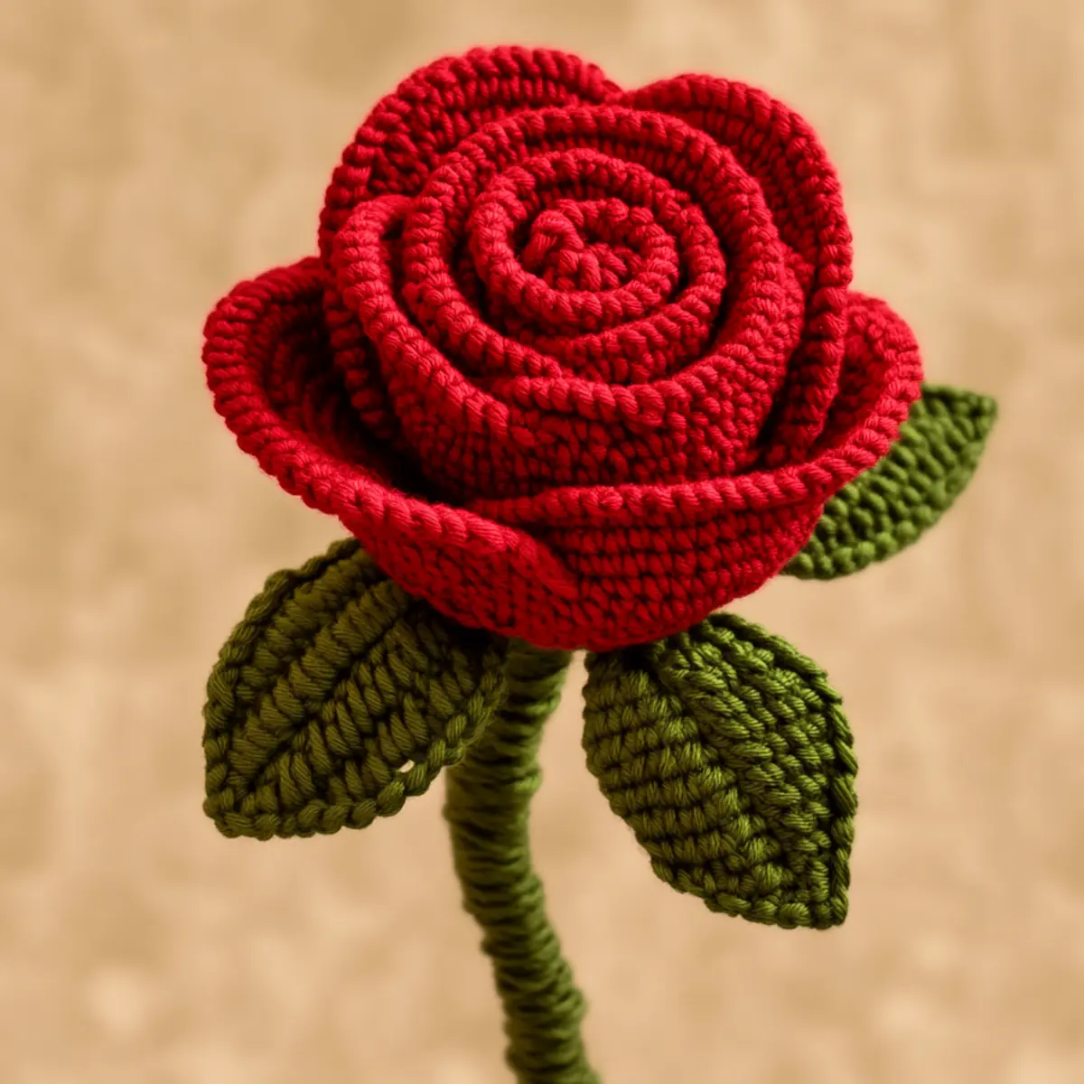 crochet rose
