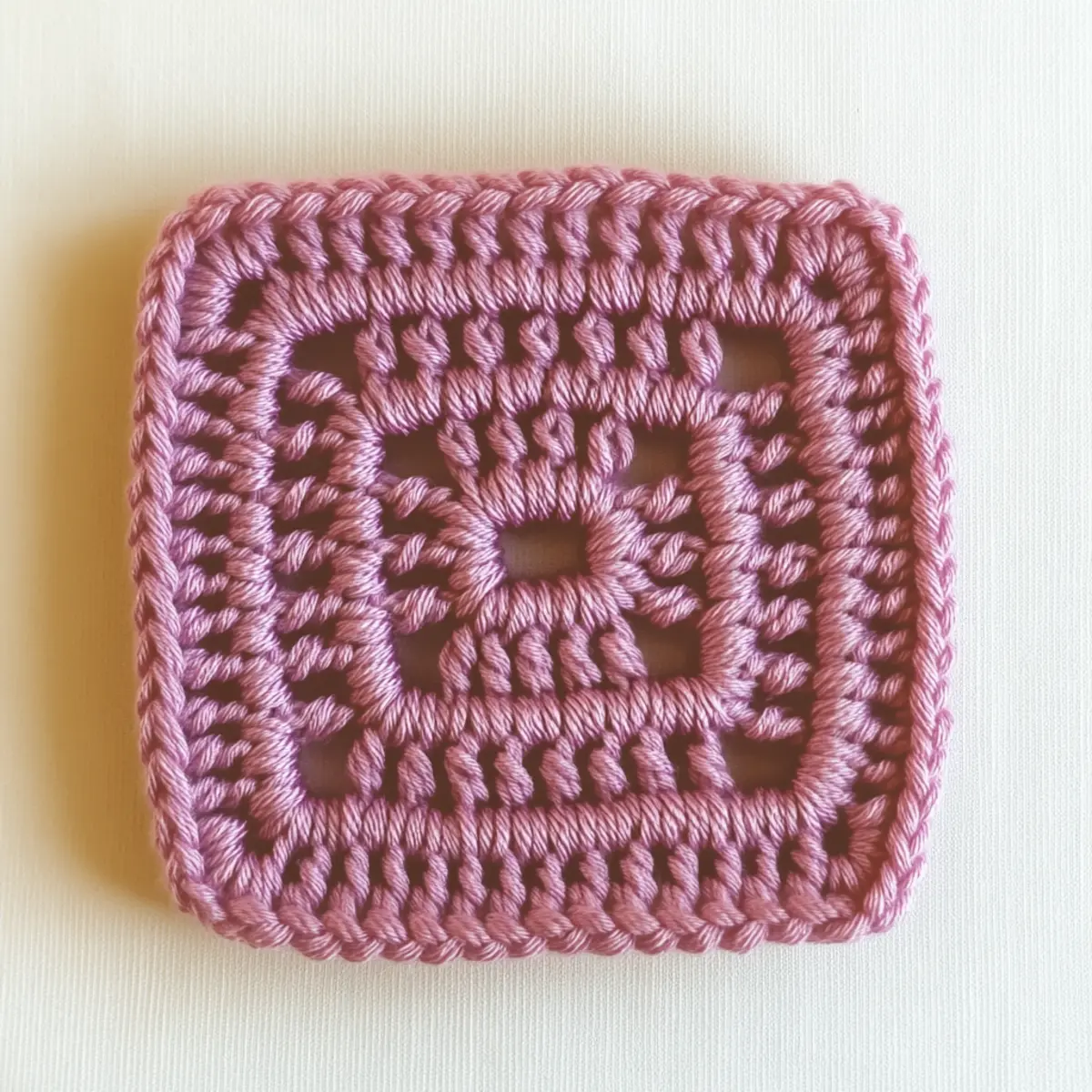 solid granny square
