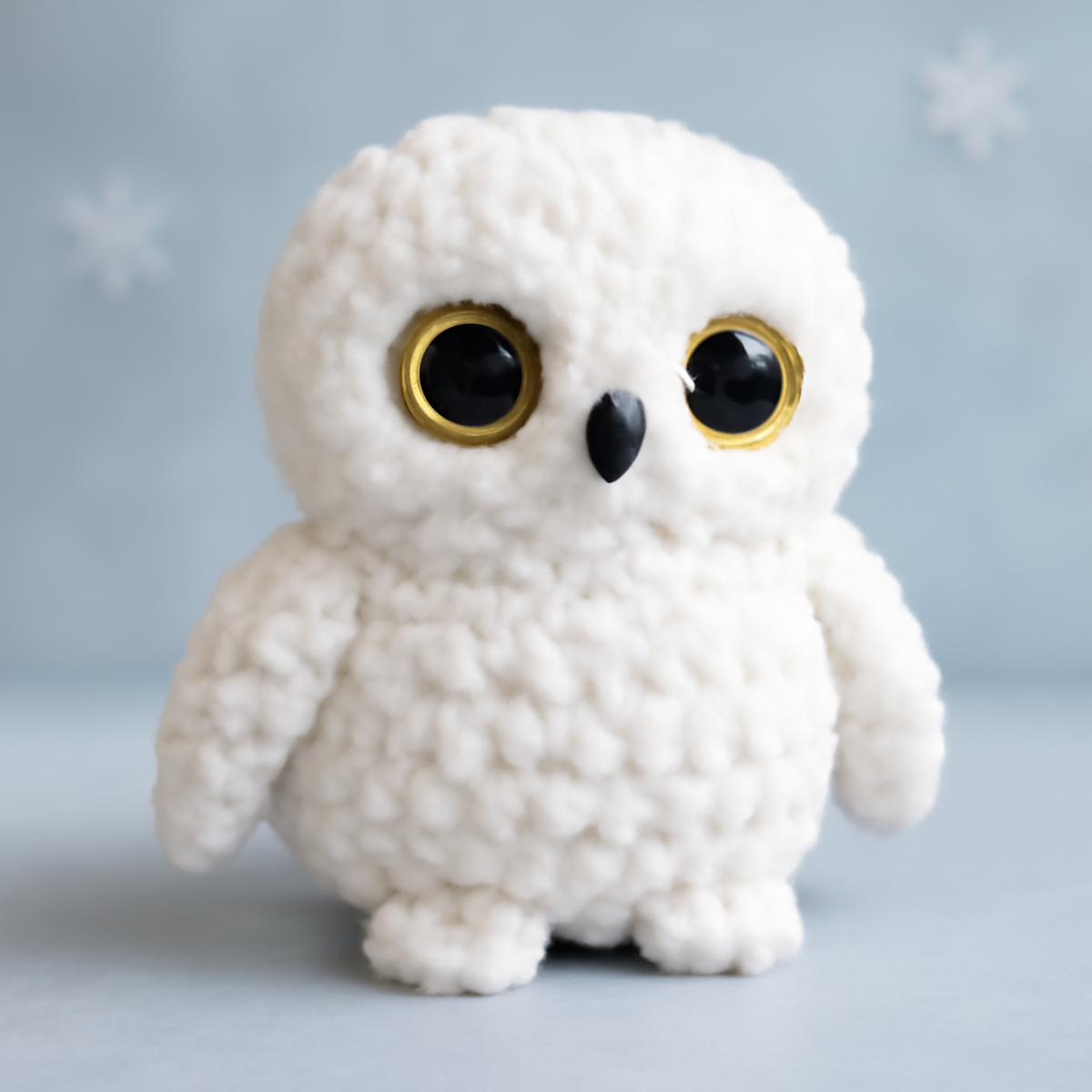 Cozy Snow Owl Crochet Plush: A Beginner-Friendly Pattern